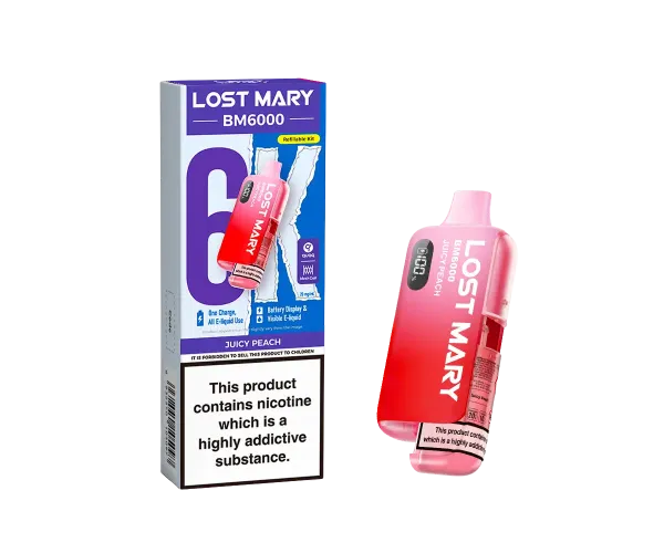 BM6000 Juicy Peach Prefilled BM6000 Juicy Peach Prefilled