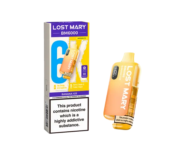 BM6000 Banana Ice Prefilled Pod Kit BM6000 Banana Ice Prefilled Pod Kit