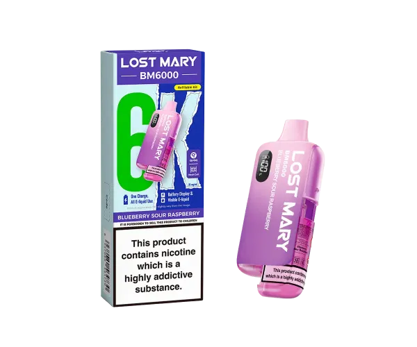 BM6000 Blueberry Sour Raspberry Prefilled BM6000 Blueberry Sour Raspberry Prefilled