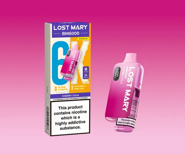 BM6000 Cherry Cola Prefilled Pod Kit BM6000 Cherry Cola Prefilled Pod Kit