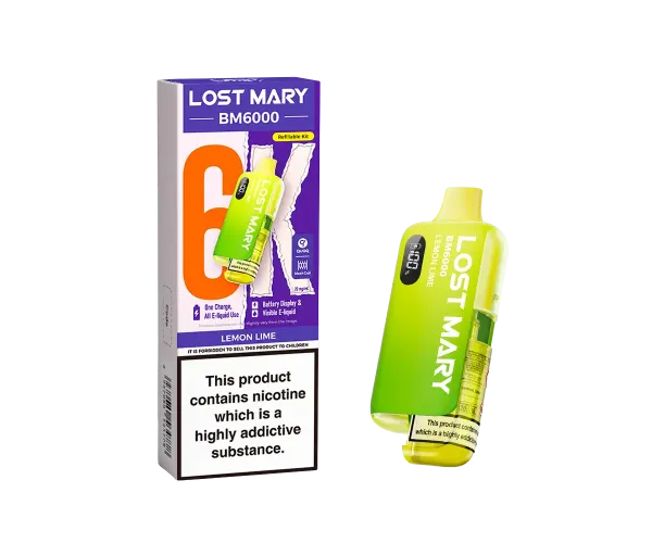 BM6000 Lemon Lime Prefilled Pod Kit BM6000 Lemon Lime Prefilled Pod Kit
