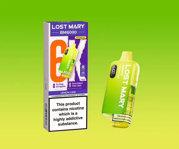 BM6000 Lemon Lime Prefilled Pod Kit BM6000 Lemon Lime Prefilled Pod Kit