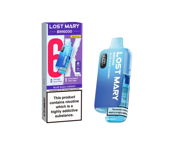 BM6000 Blue Razz Cherry Prefilled Pod Kit BM6000 Blue Razz Cherry Prefilled Pod Kit