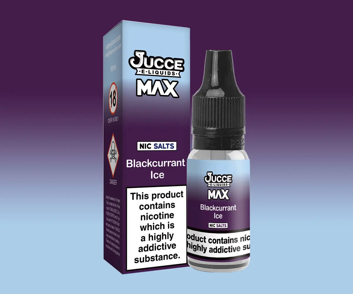 MAX Blackcurrant Ice 10ml Vape Juice MAX Blackcurrant Ice 10ml Vape Juice