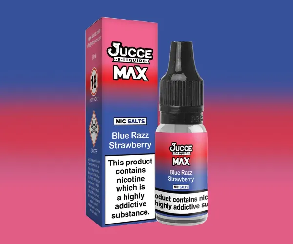 MAX Blue Razz Strawberry 10ml Vape Juice MAX Blue Razz Strawberry 10ml Vape Juice