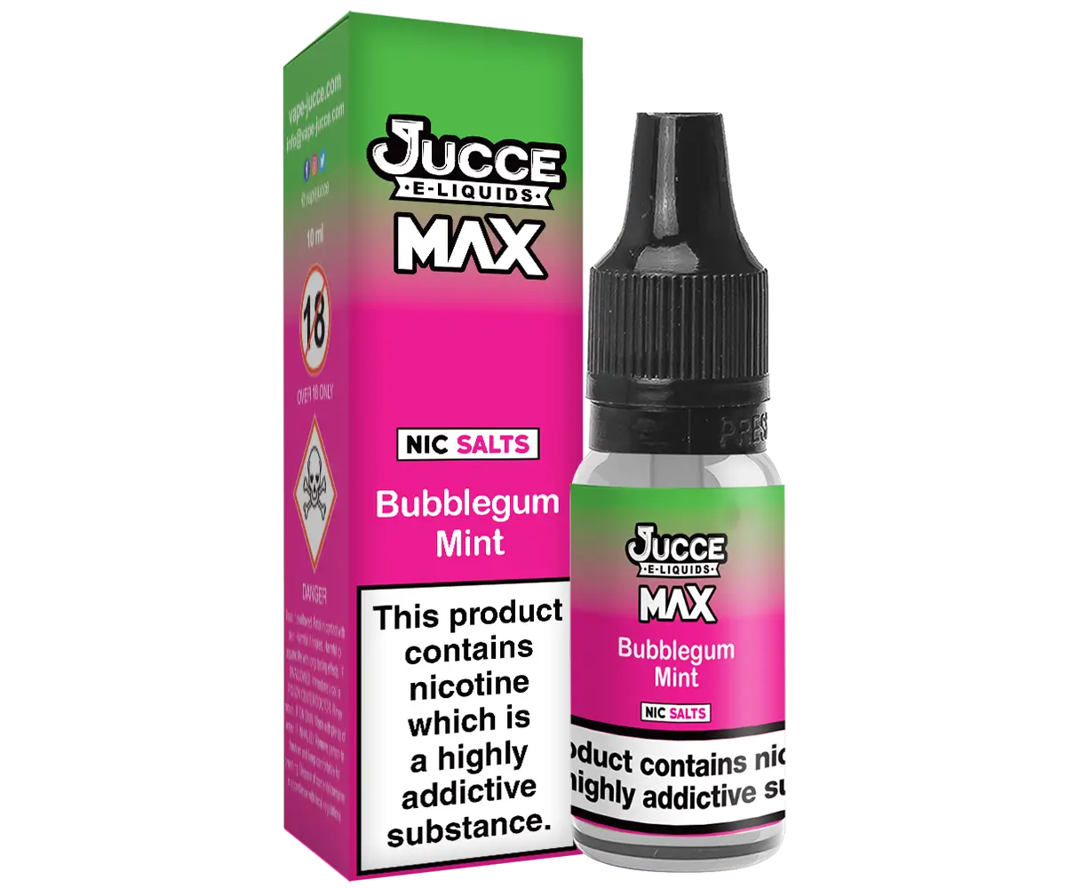 MAX Bubblegum Mint 10ml Vape Juice MAX Bubblegum Mint 10ml Vape Juice