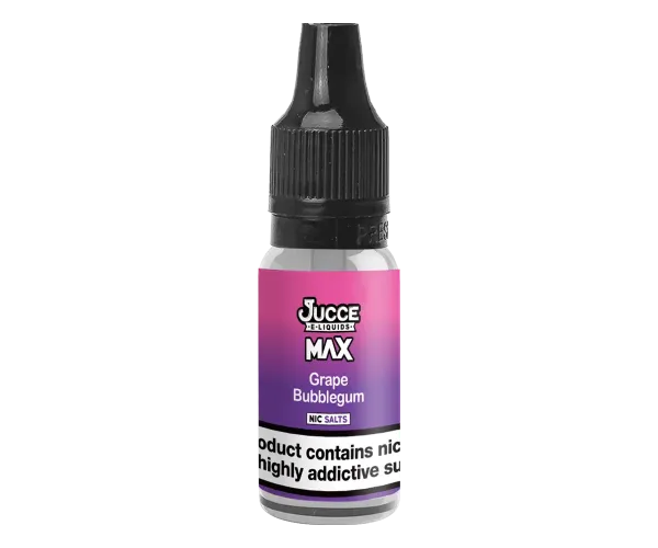 MAX Grape Bubblegum 10ml Vape Juice MAX Grape Bubblegum 10ml Vape Juice