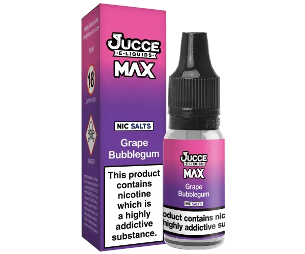 Grape Bubblegum MAX Grape Bubblegum 10ml Vape Juice