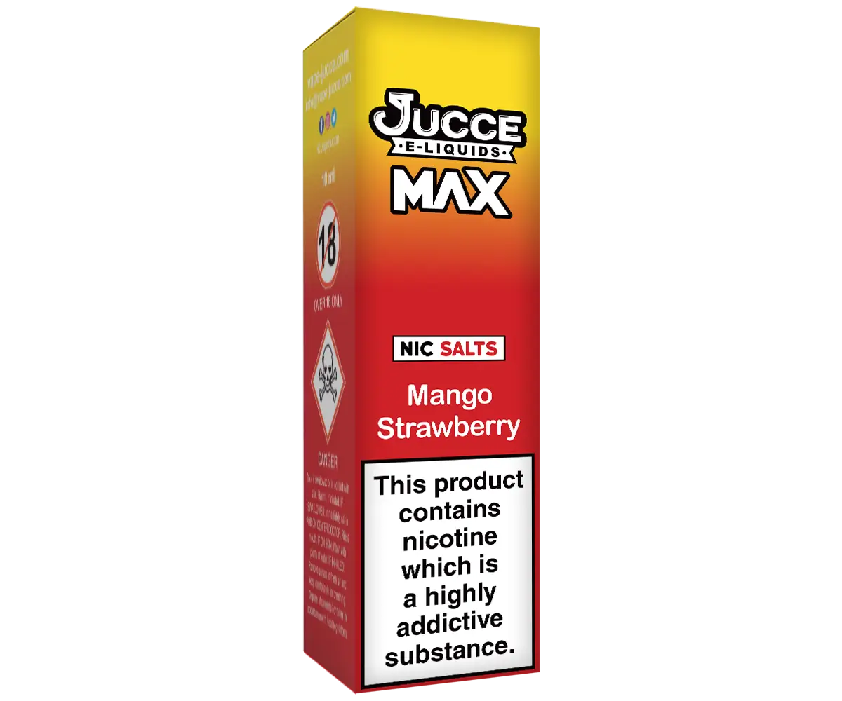 MAX Mango Strawberry 10ml Vape Juice MAX Mango Strawberry 10ml Vape Juice