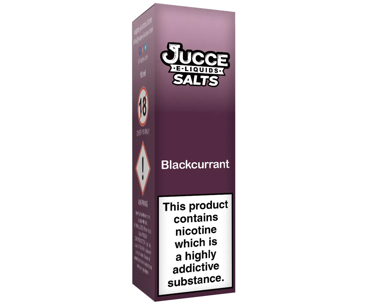 Jucce Salts Blackcurrant Vape Juice Jucce Salts Blackcurrant Vape Juice