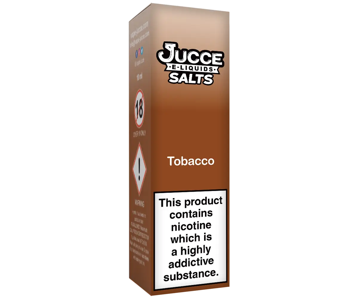 Jucce Salts Tobacco Vape Juice Jucce Salts Tobacco Vape Juice
