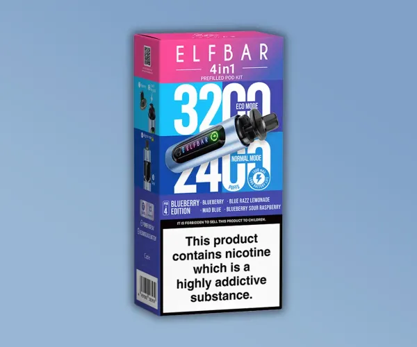 ELF BAR 4IN1 BLUEBERRY EDITION ELF BAR 4IN1 BLUEBERRY EDITION