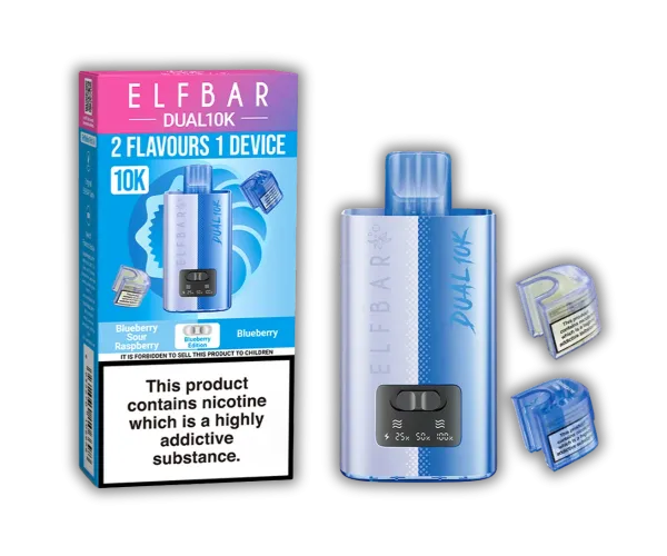 ELF BAR 10K Blueberry Edition ELF BAR DUAL 10K BLUEBERRY EDITION