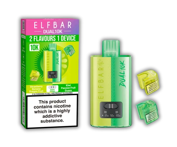 ELF BAR 10K Green Edition ELF BAR DUAL 10K GREEN EDITION