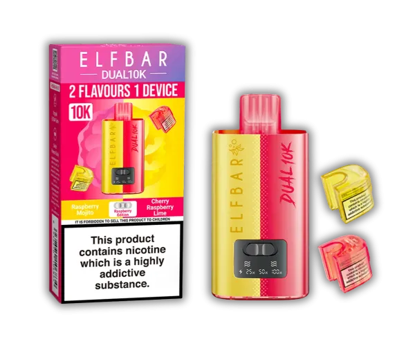 ELF BAR 10K Raspberry Edition ELF BAR DUAL 10K RASPBERRY EDITION