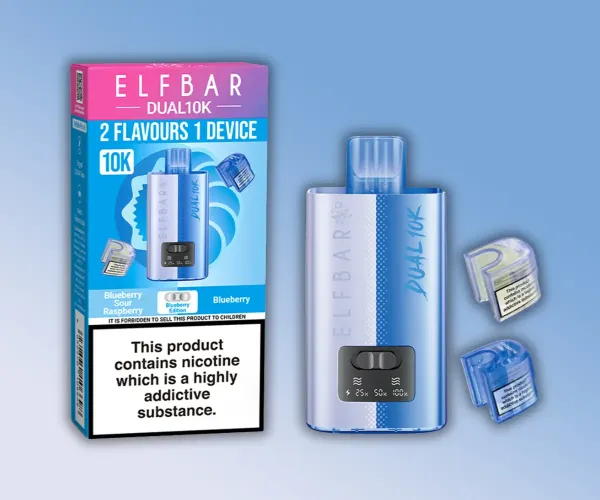 ELF BAR DUAL 10K BLUEBERRY EDITION ELF BAR DUAL 10K BLUEBERRY EDITION