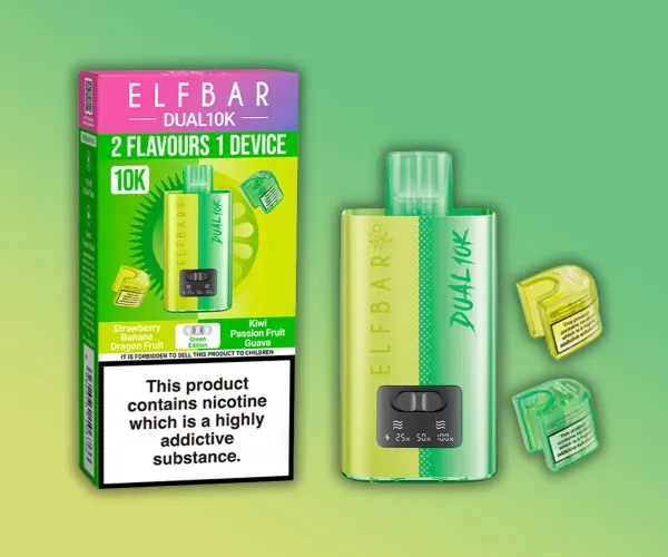 ELF BAR DUAL 10K GREEN EDITION ELF BAR DUAL 10K GREEN EDITION