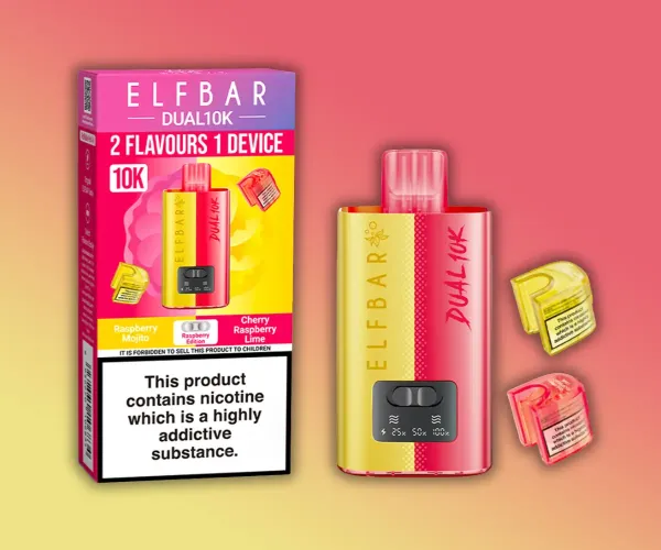ELF BAR DUAL 10K RASPBERRY EDITION ELF BAR DUAL 10K RASPBERRY EDITION
