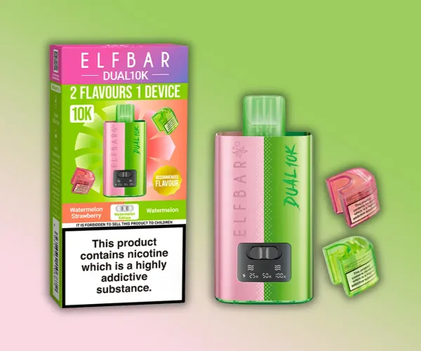 ELF BAR DUAL 10K WATERMELON EDITION ELF BAR DUAL 10K WATERMELON EDITION