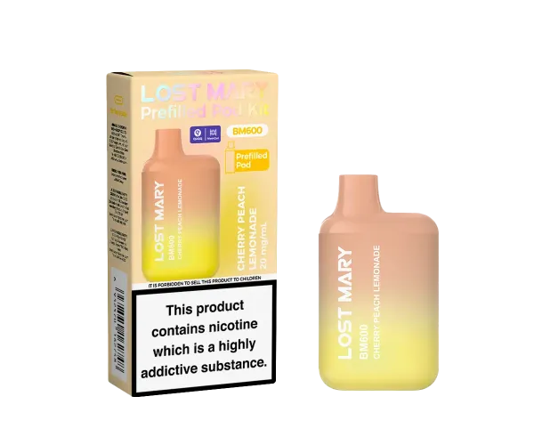 BM600 Cherry Peach Lemonade Prefilled Pod Kit BM600 Cherry Peach Lemonade Prefilled Pod Kit