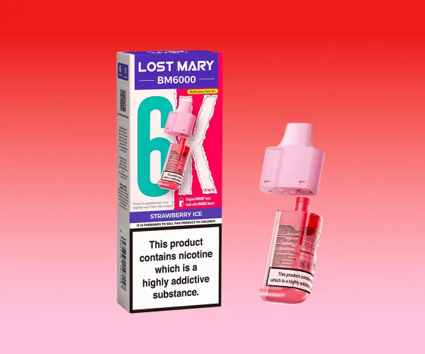 BM6000 Strawberry Ice Prefilled Pods BM6000 Strawberry Ice Prefilled Pods