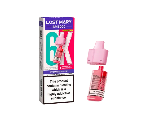BM6000 Strawberry Ice Prefilled Pods BM6000 Strawberry Ice Prefilled Pods