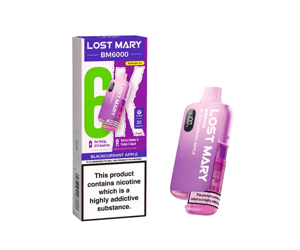 BM6000 Blackcurrant Apple Prefilled Pod Kit BM6000 Blackcurrant Apple Prefilled Pod Kit