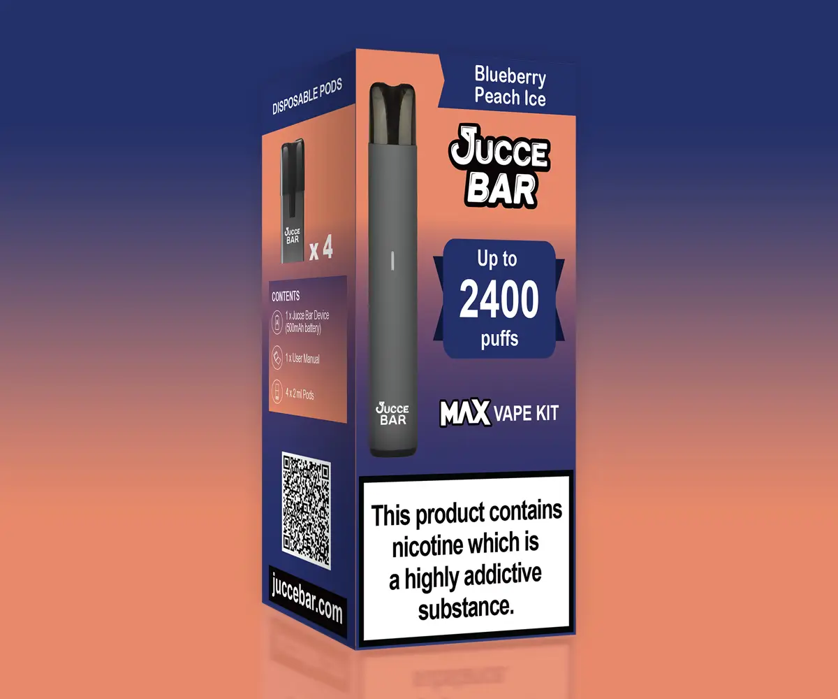 Blueberry Peach Ice Vape Kit Blueberry Peach Ice Vape Kit