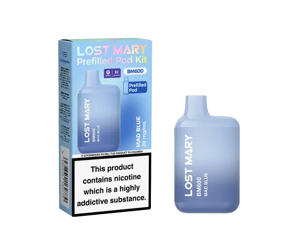 BM600 Mad Blue Prefilled Pod Kit BM600 Mad Blue Prefilled Pod Kit