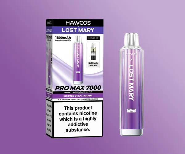 how to charge a hawcos x lost mary Elux Legend Apple Berry Blast 3500 Puffs main image 1