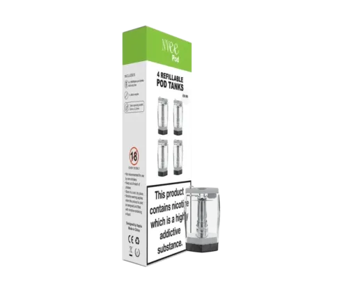 NVee Refillable Pod Tanks NVee Refillable Pod Tanks (Pack of 4)