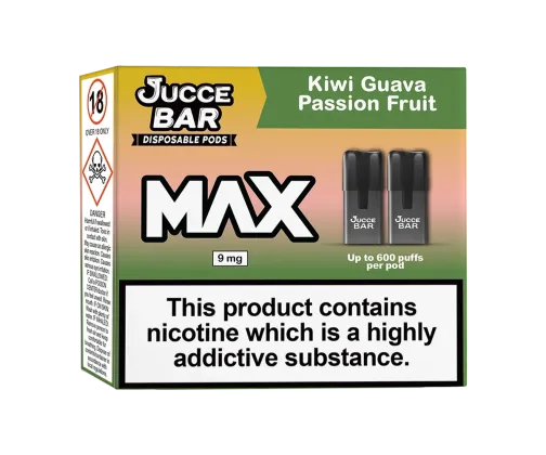 kiwi passionfruit guava MAX Disposable Pods V2 Kiwi Guava Passion Fruit