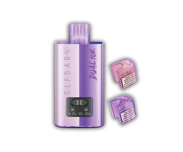 Grape Edition ELF BAR 10K withoutbox ELF BAR DUAL 10K GRAPE EDITION