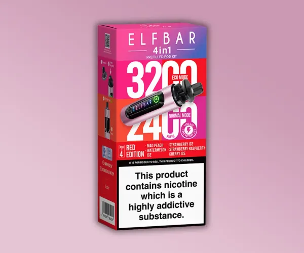 ELF BAR 4IN1 RED EDITION ELF BAR 4IN1 RED EDITION