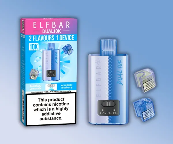 ELF BAR DUAL 10K BLUE EDITION ELF BAR DUAL 10K BLUE EDITION