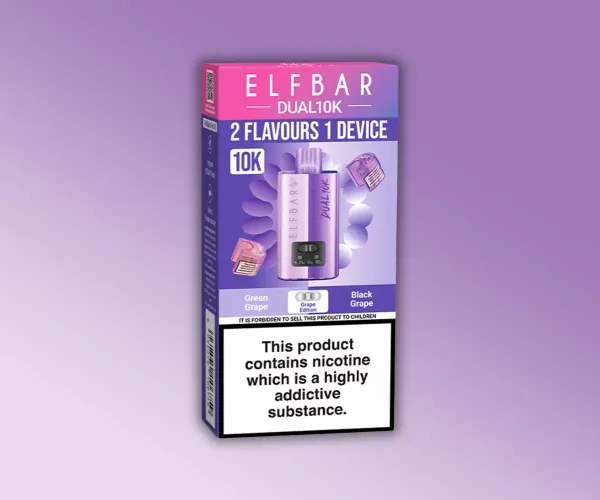 ELF BAR DUAL 10K GRAPE EDITION ELF BAR DUAL 10K GRAPE EDITION