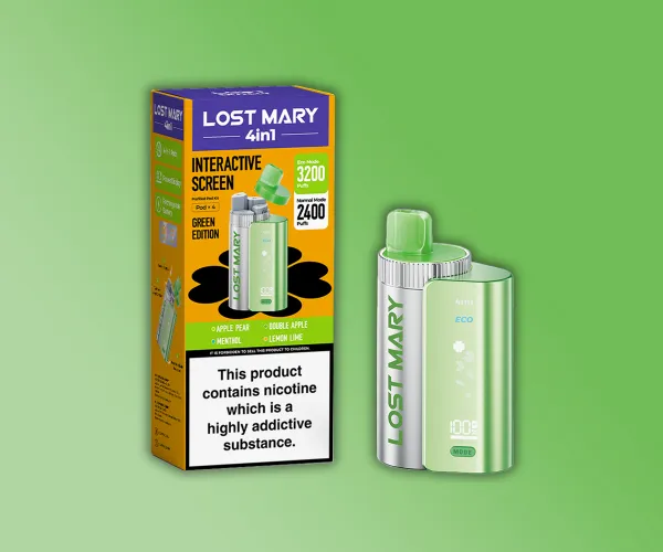 LOST MARY 4IN1 Prefilled Kit - GREEN EDITION LOST MARY 4IN1 Prefilled Kit - GREEN EDITION