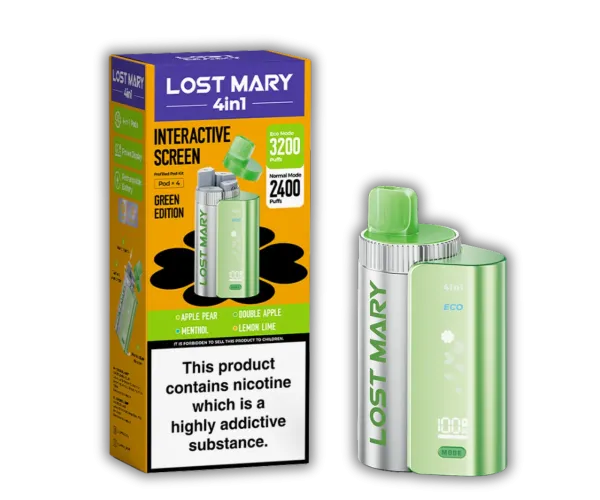 Green Edition LOST MARY 4IN1 Prefilled Kit - GREEN EDITION