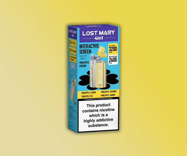 LOST MARY 4IN1 Prefilled Kit - Pineapple EDITION LOST MARY 4IN1 Prefilled Kit - Pineapple EDITION