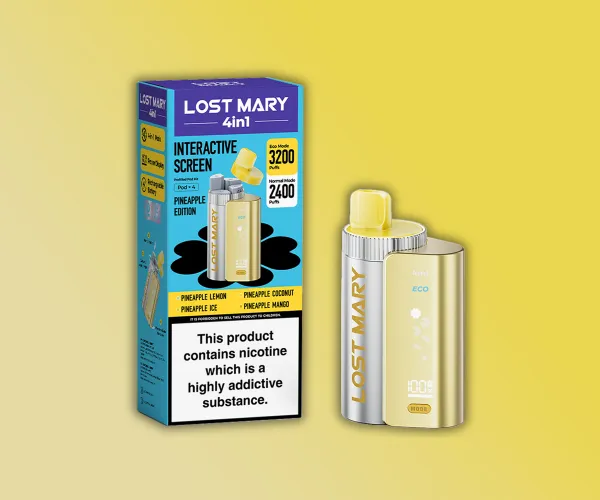 LOST MARY 4IN1 Prefilled Kit - Pineapple EDITION LOST MARY 4IN1 Prefilled Kit - Pineapple EDITION