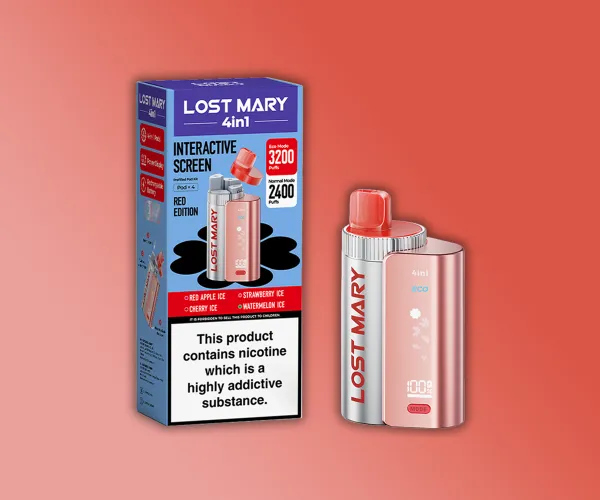 LOST MARY 4IN1 Prefilled Kit - RED EDITION LOST MARY 4IN1 Prefilled Kit - RED EDITION