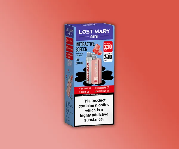 LOST MARY 4IN1 Prefilled Kit - RED EDITION LOST MARY 4IN1 Prefilled Kit - RED EDITION