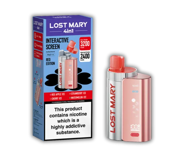 Red Edition LOST MARY 4IN1 Prefilled Kit - RED EDITION