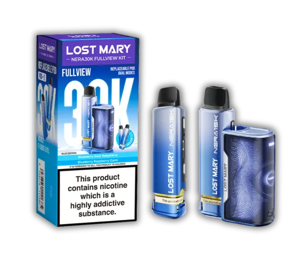 Blue Edition - Device and Packaging LOST MARY NERA30K Blue edition