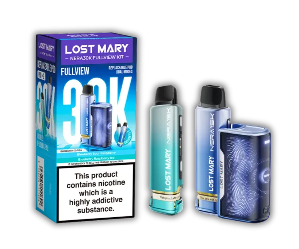 Blueberry Edition - Device and Packaging LOST MARY NERA30K Blueberry Edition