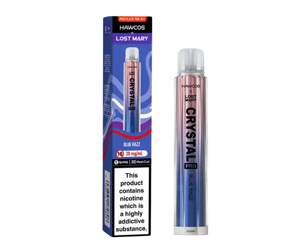 Crystal Pro 600 Blue Razz Crystal Pro 600 Blue Razz