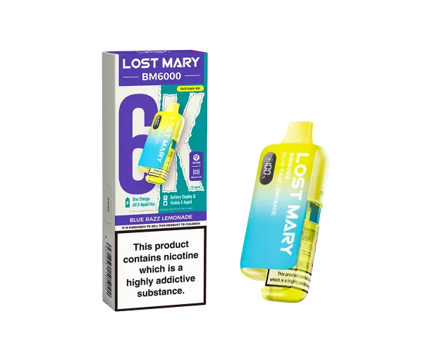 BM6000 Blue Razz Lemonade Prefilled BM6000 Blue Razz Lemonade Prefilled