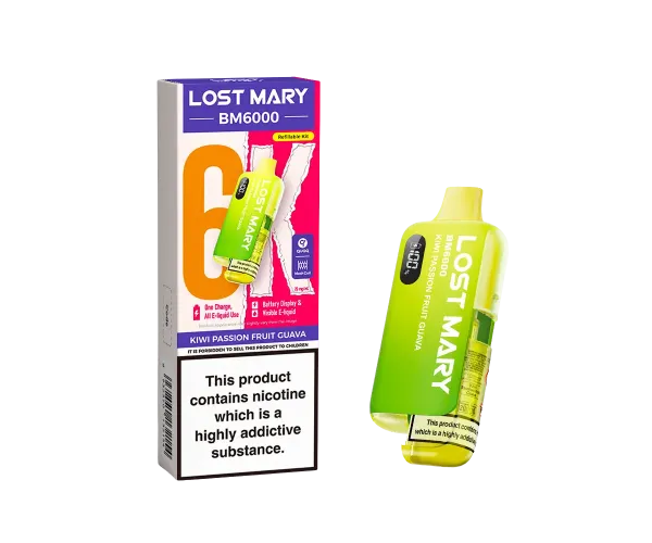 BM6000 Kiwi Passion Fruit Guava Prefilled BM6000 Kiwi Passion Fruit Guava Prefilled