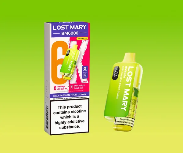 BM6000 Kiwi Passion Fruit Guava Prefilled BM6000 Kiwi Passion Fruit Guava Prefilled