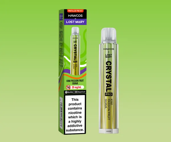 Crystal Pro 600 Kiwi Guava Passion Fruit Crystal Pro 600 Kiwi Guava Passion Fruit
